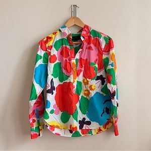 J Crew Floral Top